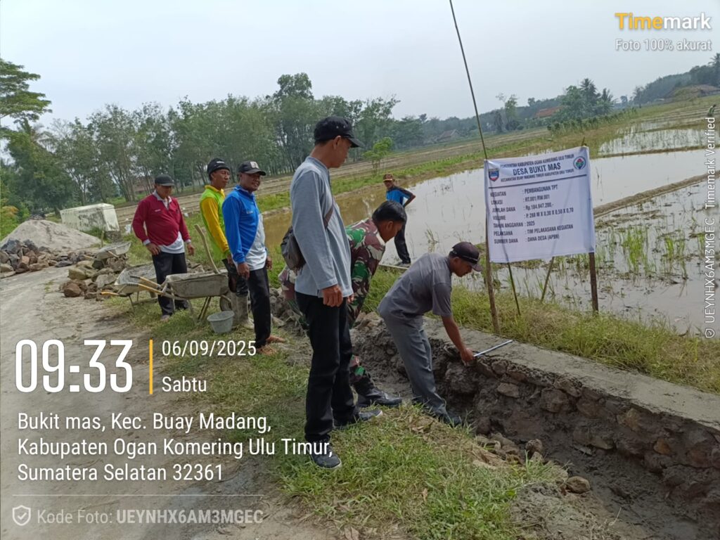 Pembangunan TPT P 288 M LA 0,30 LB 0,50 T 0,70