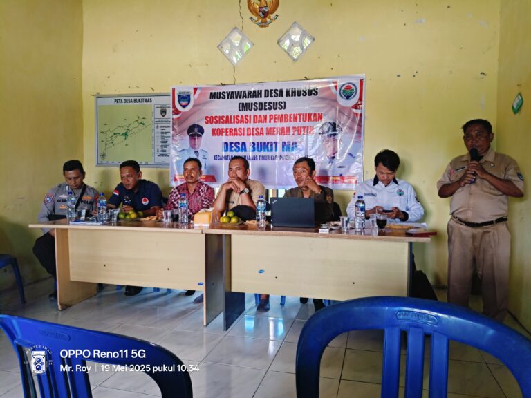 Musdesus Koperasi Desa merah Putih Bukit Mas Tahun 2025
