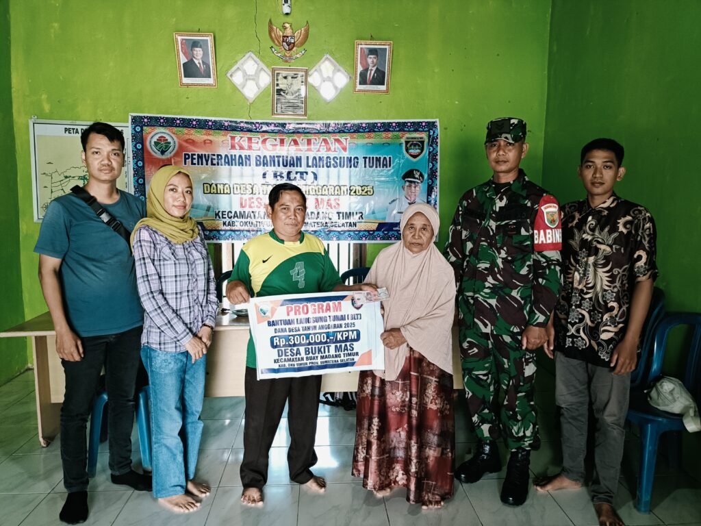 Penyaluran BLT DD Desa Bukit Mas Tahun 2025